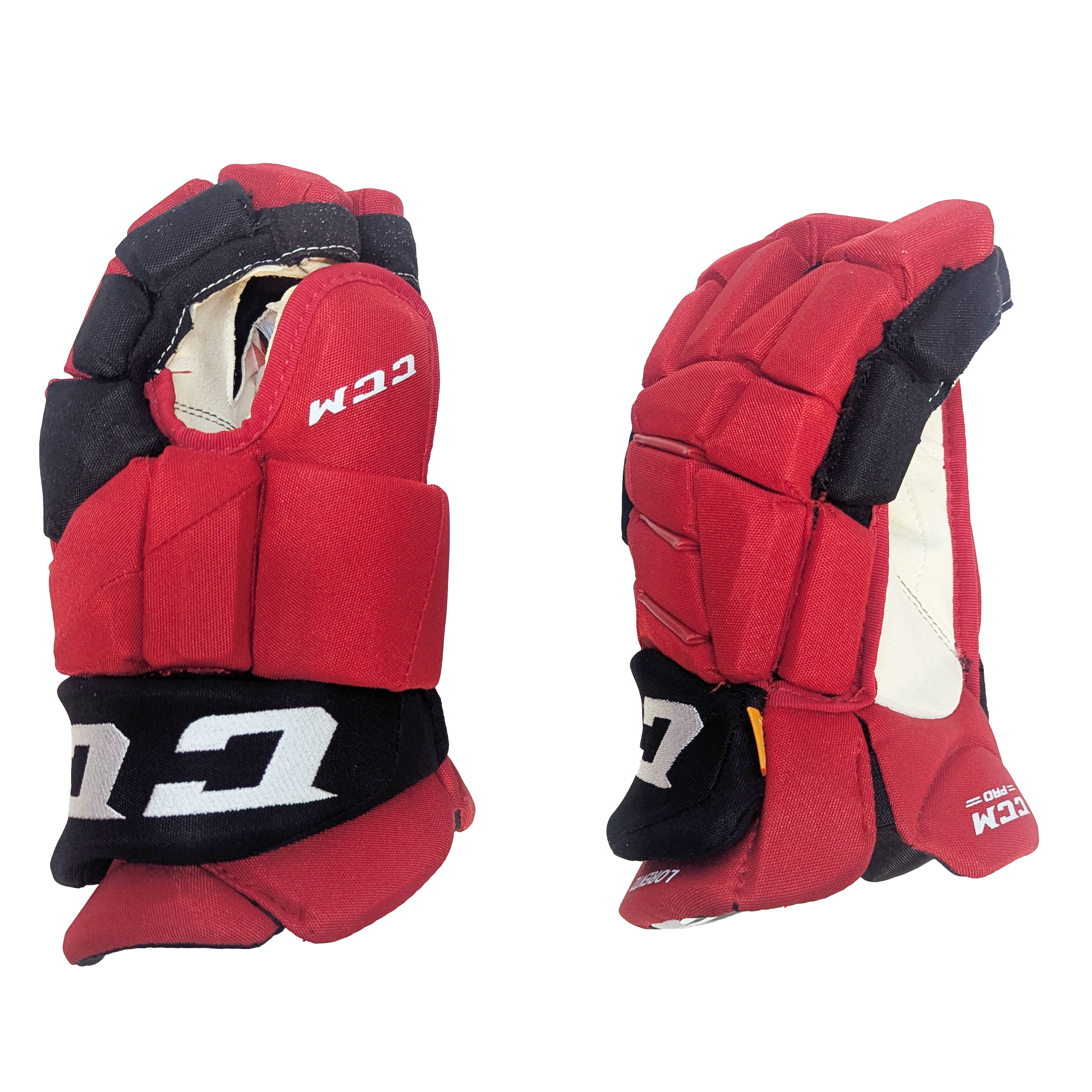 CCM HGJS - Gant NHL Pro Stock - Steven Lorentz (Rouge/Noir)